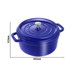 STAUB | LA COCOTTE - Cocotte - Ø 240mm - Gusseisen - Dunkelblau