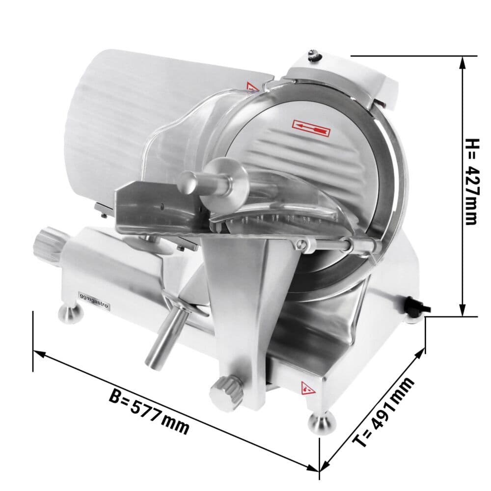 Aufschnittmaschine - 250 Watt - Messer: Ø 300mm