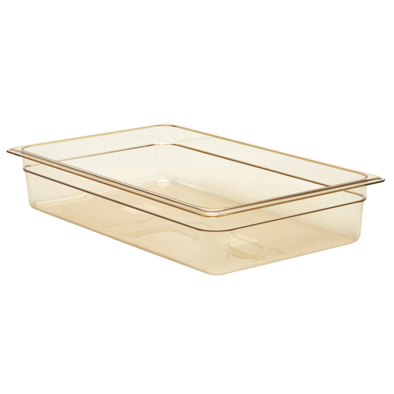 (6 Stück) CAMBRO | H-PAN™ -  Hitzebeständige GN 1/1 Behälter - Bernstein - Tiefe: 100mm