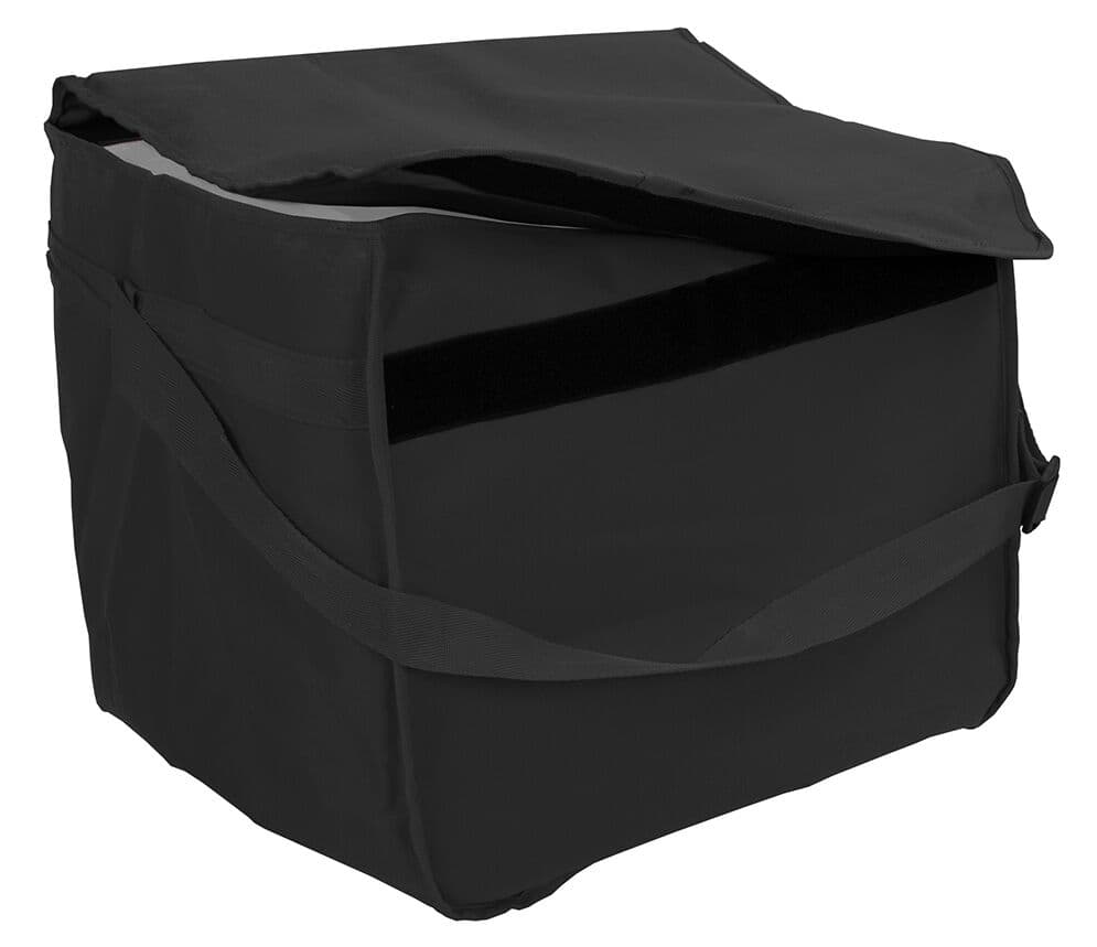 Pizzabag / Isoliertasche - für 8 Pizzakartons 37x37cm - Schwarz