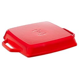 STAUB | GRILL PANS - Grillpfanne - 280x280mm - Gusseisen - Kirsch-Rot