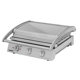 ROBAND | Kontaktgrill | Hamburger Grill - 3,1 kW - oben & unten glatt - Grillfläche: 500x275mm