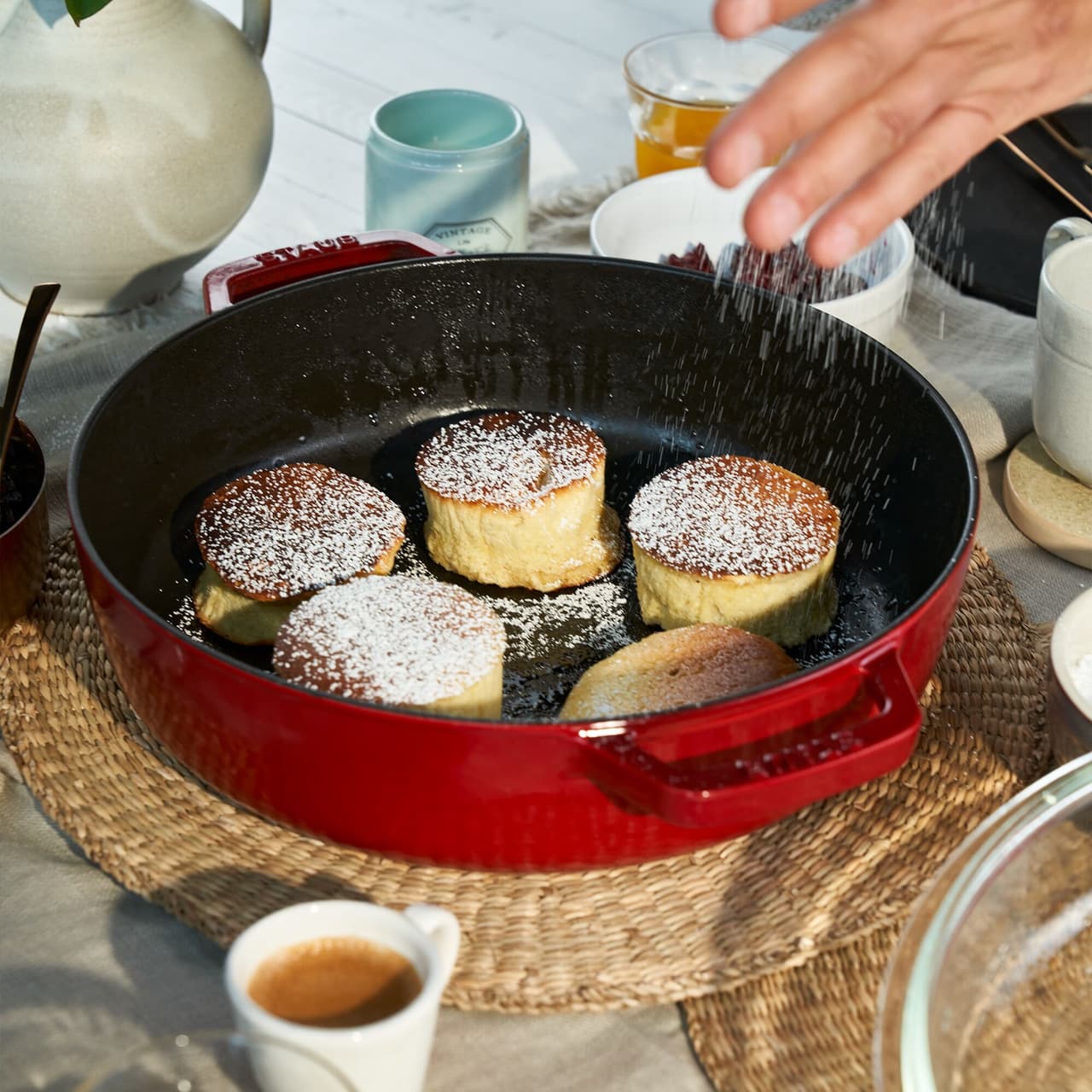 STAUB | BRAISERS - Bräter mit Glasdeckel - 280mm - Gusseisen - Kirsch-Rot