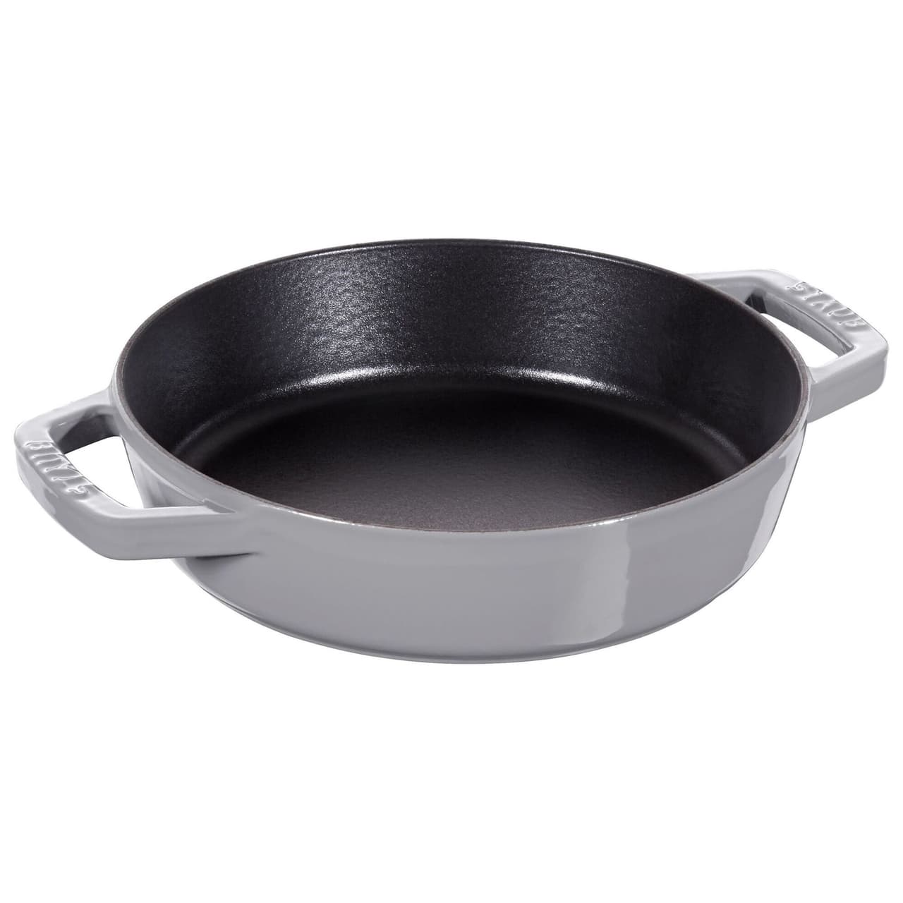 STAUB | PANS - Bratpfanne mit 2 Griffen - Ø 200mm - Gusseisen - Graphit-Grau