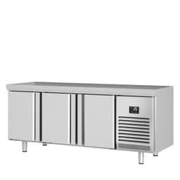 Bäckereitiefkühltisch Premium PLUS - 2185x800mm - mit 3 Türen