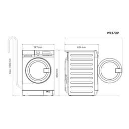 ELECTROLUX | myPRO WE170P - Smartprofessionelle Waschmaschine - 8kg - mit Laugenpumpe