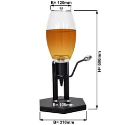 Honigspender - 5 Liter - Schwarz