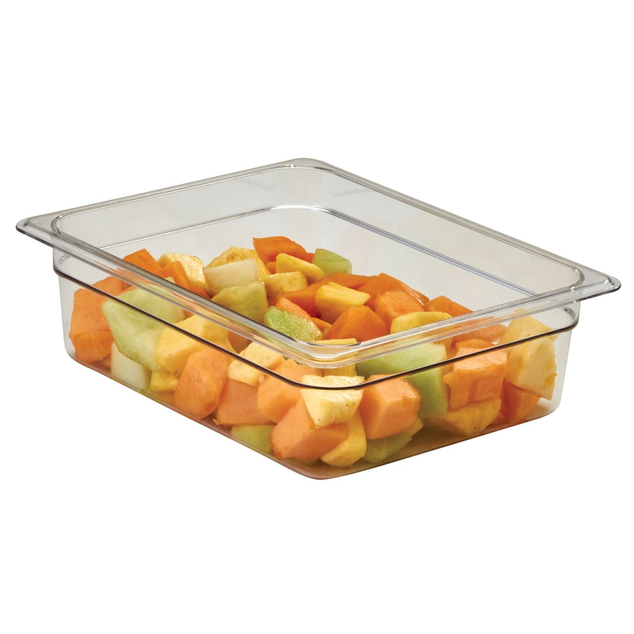 (6 Stück) CAMBRO | CAMWEAR® -  Polycarbonat GN 1/2 Behälter - Clear - Tiefe: 100mm