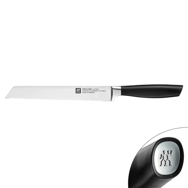 ZWILLING | ALL * STAR - Brotmesser - mit Wellenschliff - Klinge: 200mm - Silber