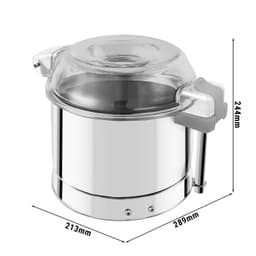 Schneideschüssel / Cutter-Aufsatz - 5 Liter - für Gemüseschneider GEA4 & GEA4k