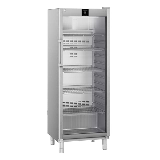 LIEBHERR | Kühlschrank Edelstahl PERFECTION - 478 Liter - GN 2/1 - Innen Kunststoff - mit 1 Glastür