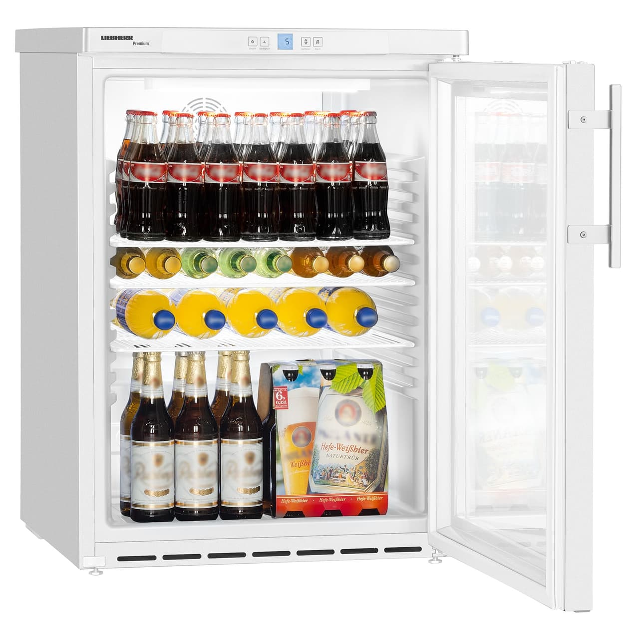 LIEBHERR | Unterbau-Kühlschrank PREMIUM -  130 Liter - mit 1 Glastür - Weiß