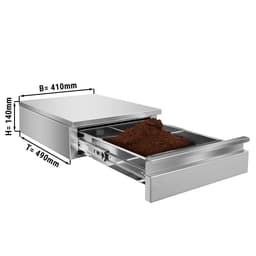 Kaffeesatzschublade - Einzeln - 410x490x140mm - mit Abklopfer