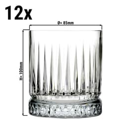 (12 Stück) Allzweck Trinkglas - ELYSIA - 355 ml - Transparent