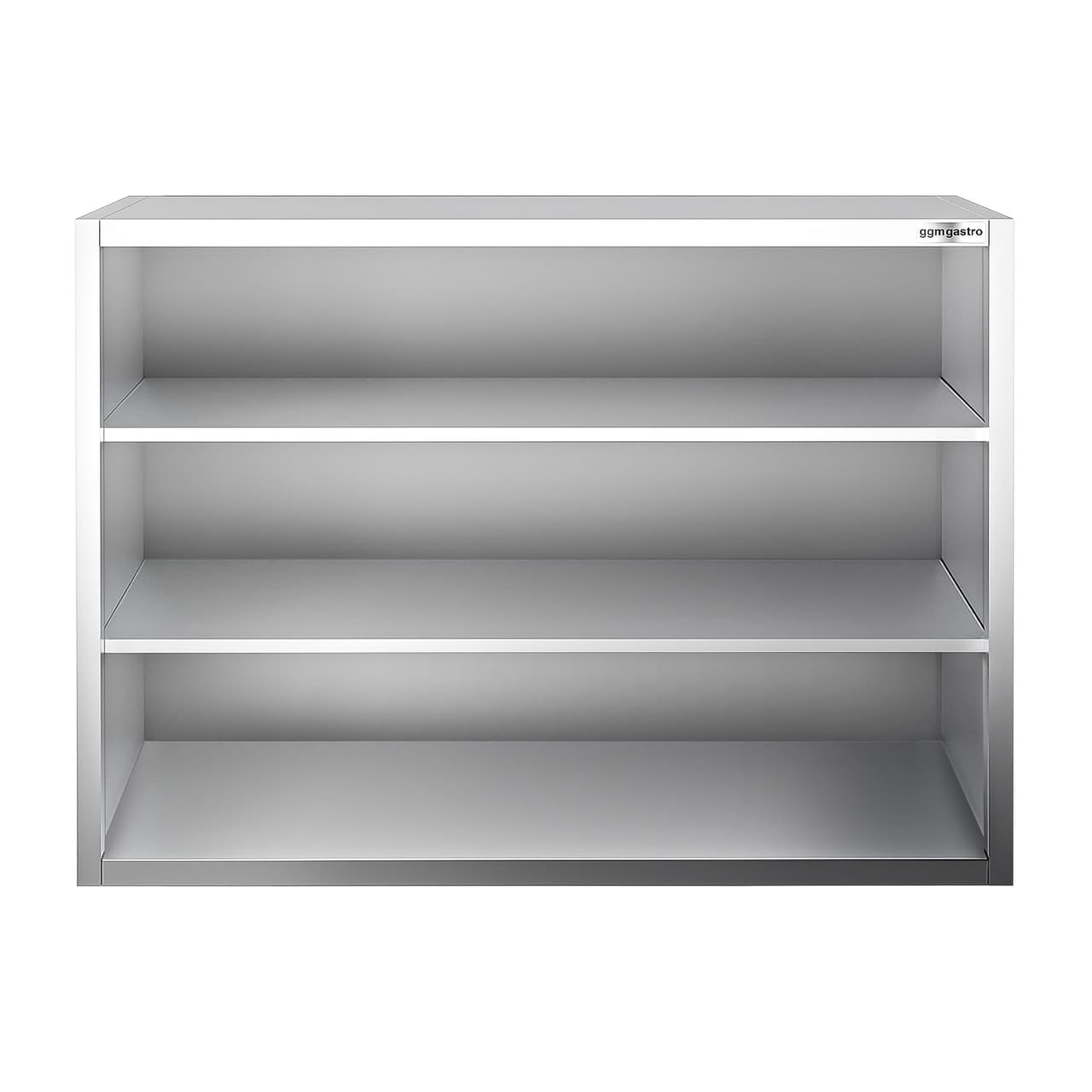 Edelstahl Wandhängeschrank PREMIUM - 1200x400mm - ohne Schiebetür - 1000mm hoch