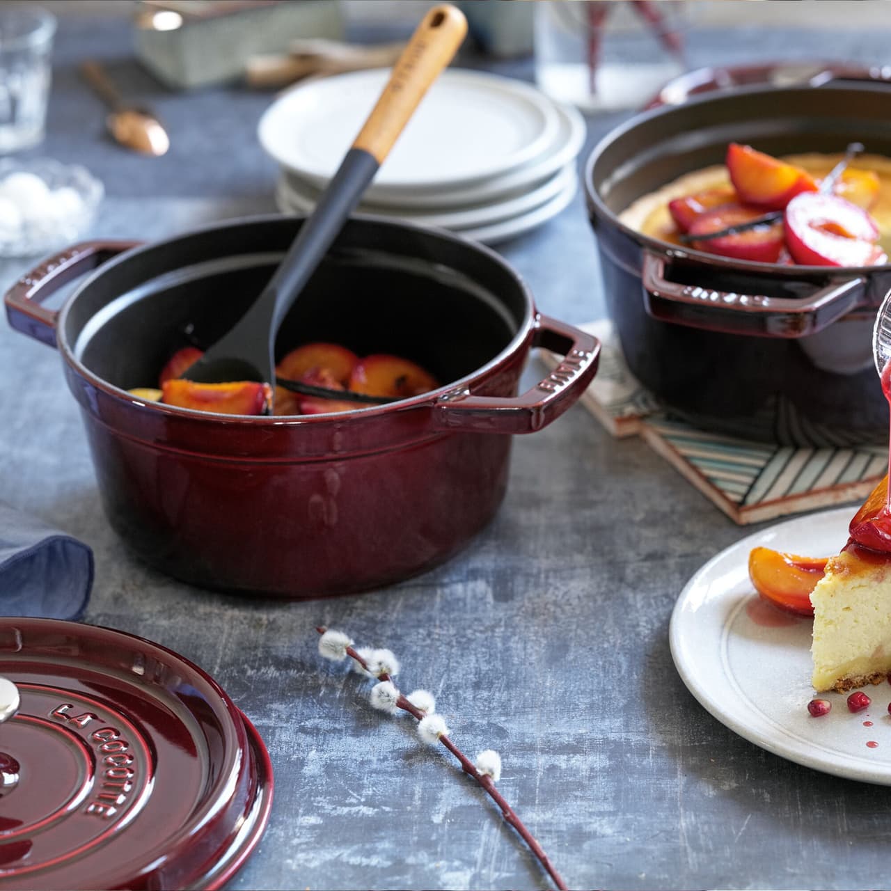 STAUB | LA COCOTTE - Cocotte - Ø 240mm - Gusseisen - Grenadine-Rot