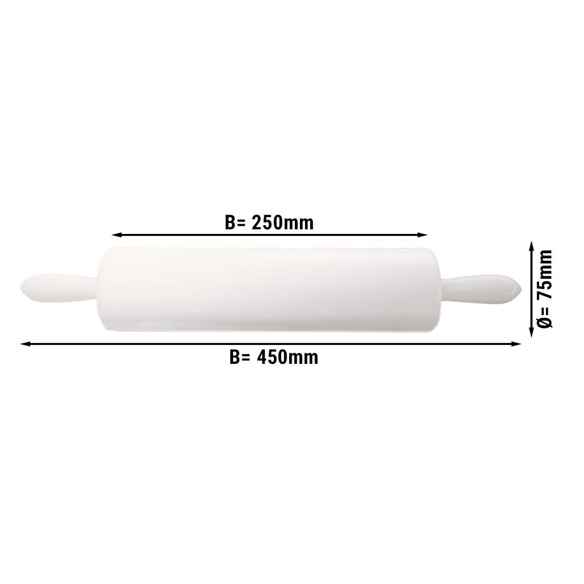 Teigroller - 75x450mm