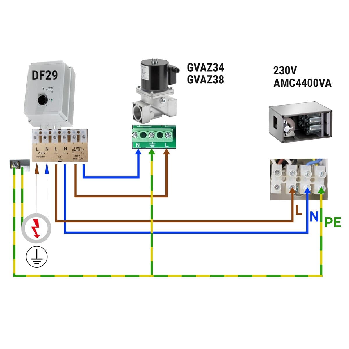 Drehzahlregler mit  5 Stufen - 230Volt - 9 Ampere