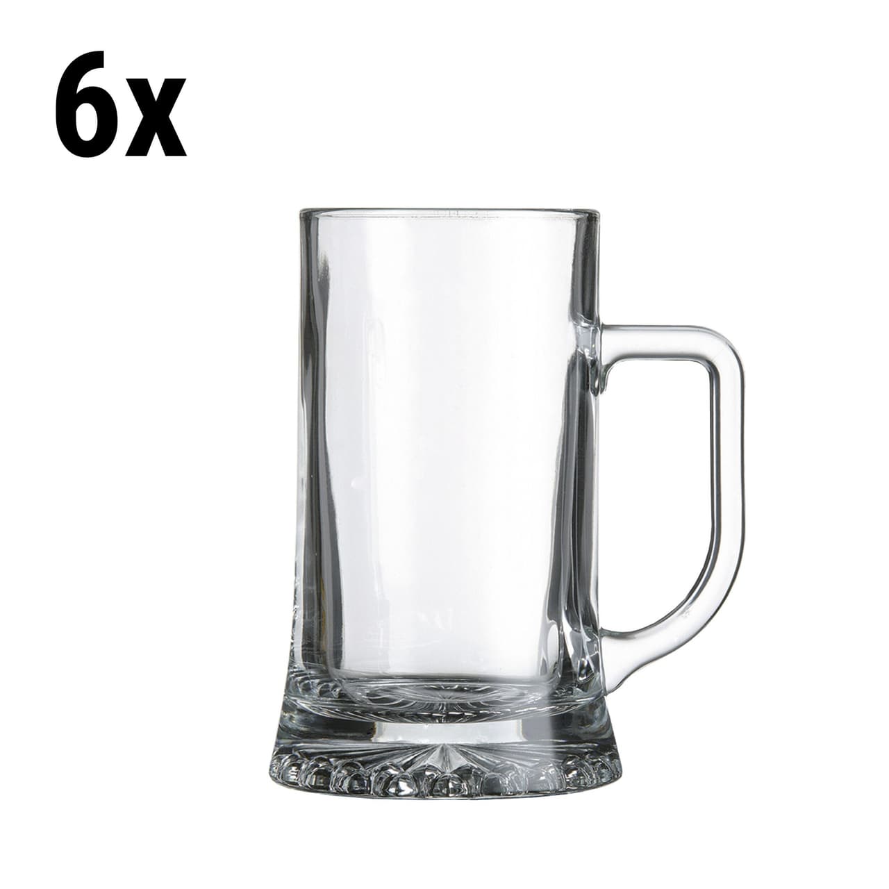 (6 Stück) Bierkrug - BEER SPECIALS - 285 ml - Transparent