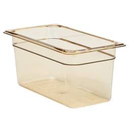 (6 Stück) CAMBRO | H-PAN™ -  Hitzebeständige GN 1/3 Behälter - Bernstein - Tiefe: 150mm