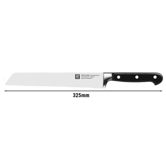 ZWILLING | PROFESSIONAL S - Brotmesser - mit Wellenschliff - Klinge: 200mm