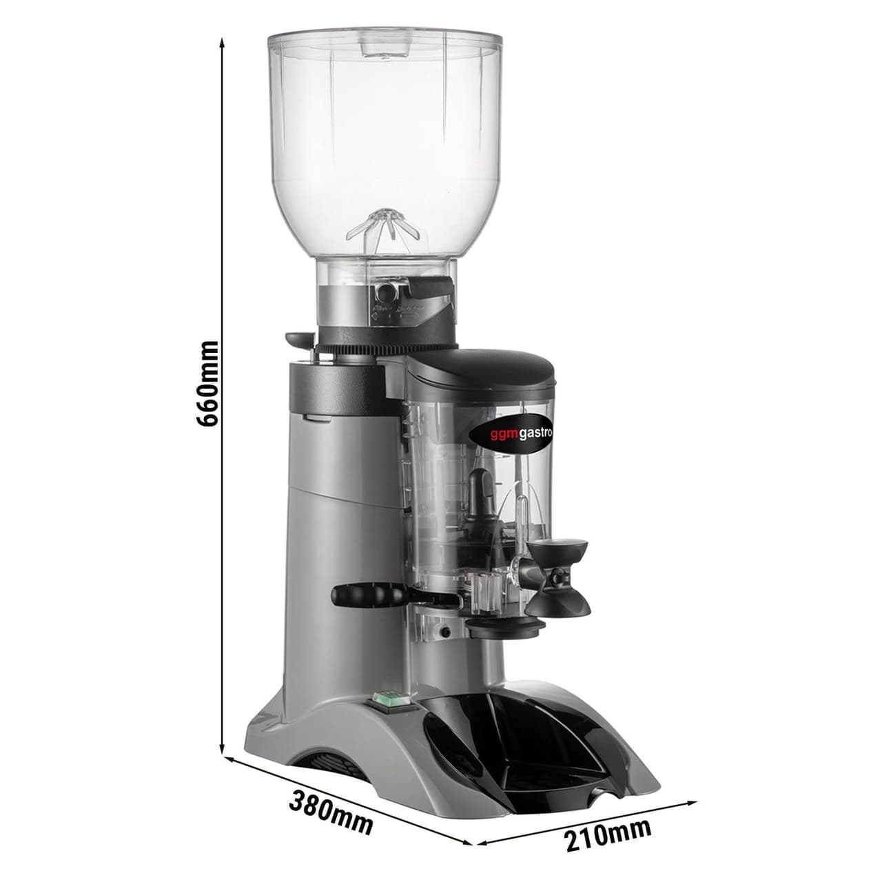 Kaffeemühle - Grau - 2kg - 400 Watt - 63 dB