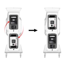 CAMBRO | ProCartUltra 800 - Thermotransportwagen - Heiß- & Kaltmodul - Touch - 8x GN 1/1