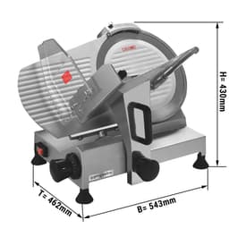 Aufschnittmaschine - 250 Watt - Messer: Ø 275mm