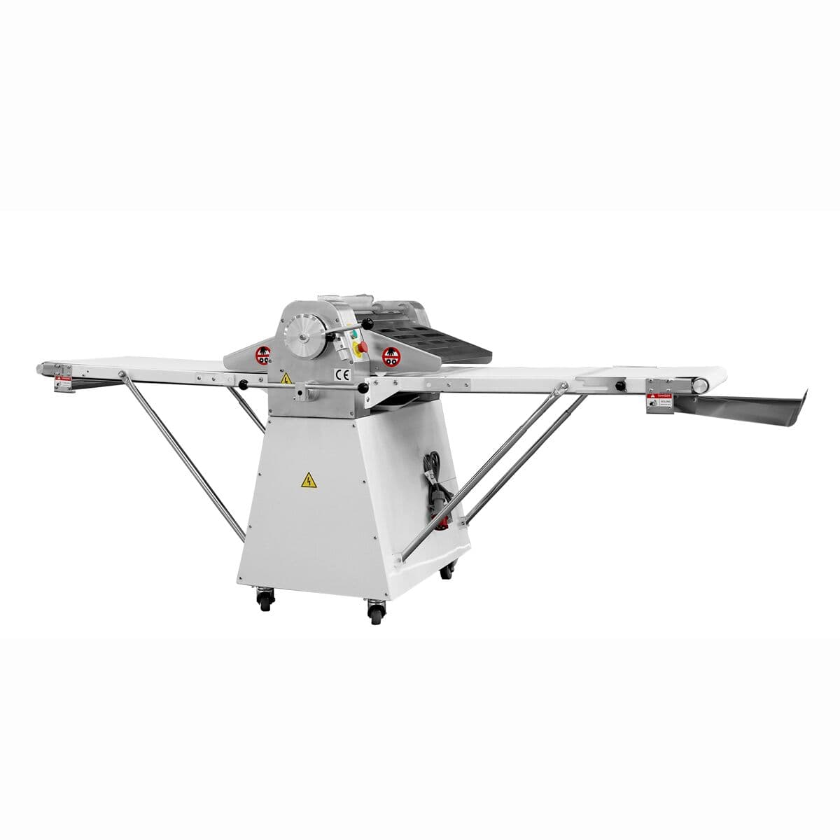 Bäckerei-Teigausrollmaschine - Standgerät - 750 Watt - 2400 mm Förderband