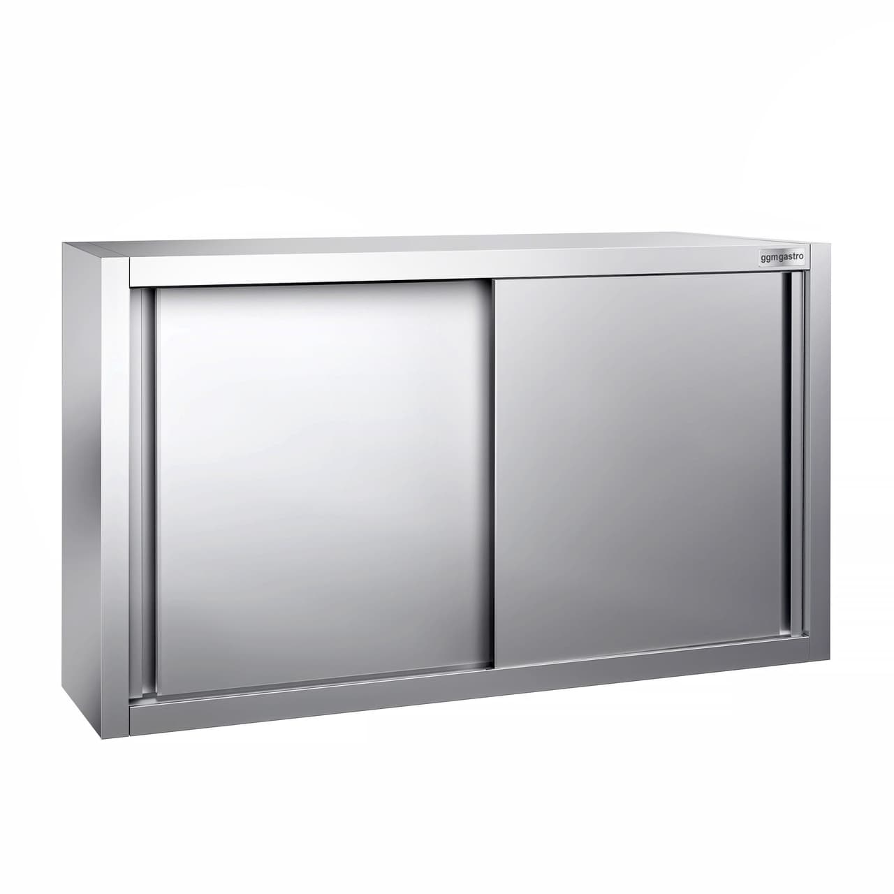 Edelstahl Wandhängeschrank PREMIUM - 1000x400mm - mit Schiebetür - 650mm hoch