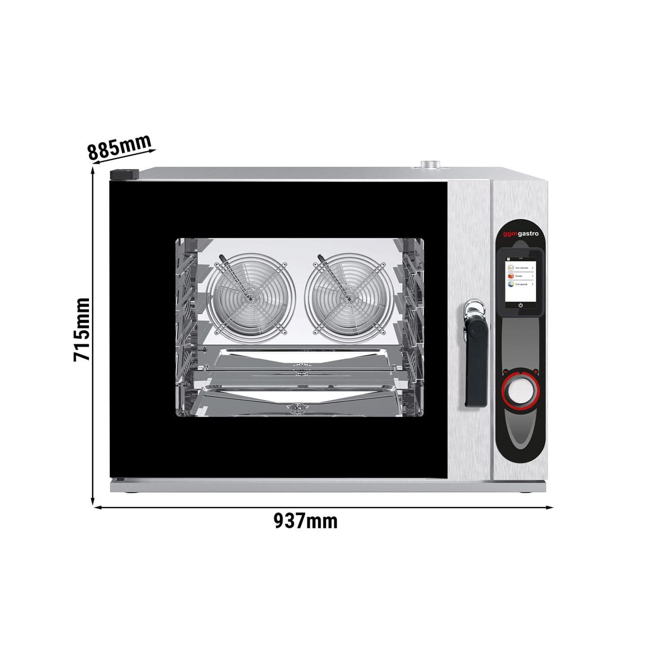 Bäckerei-Kombidämpfer - Touch - 4x EN 60x40 - inkl. Waschsystem