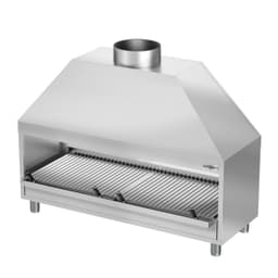 Edelstahl Holzkohlegrill - 1500mm