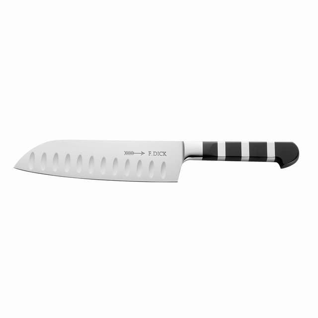 F. DICK | 1905 - Santoku - mit Kullenschliff - Klinge: 180mm