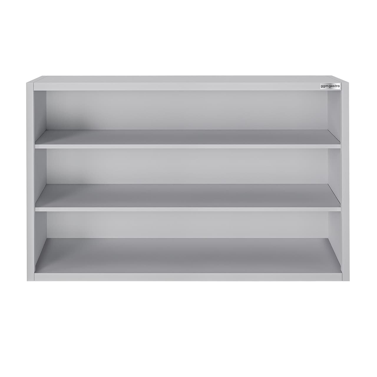 Edelstahl Wandhängeschrank ECO - 1600x400mm - ohne Schiebetür 1000mm hoch