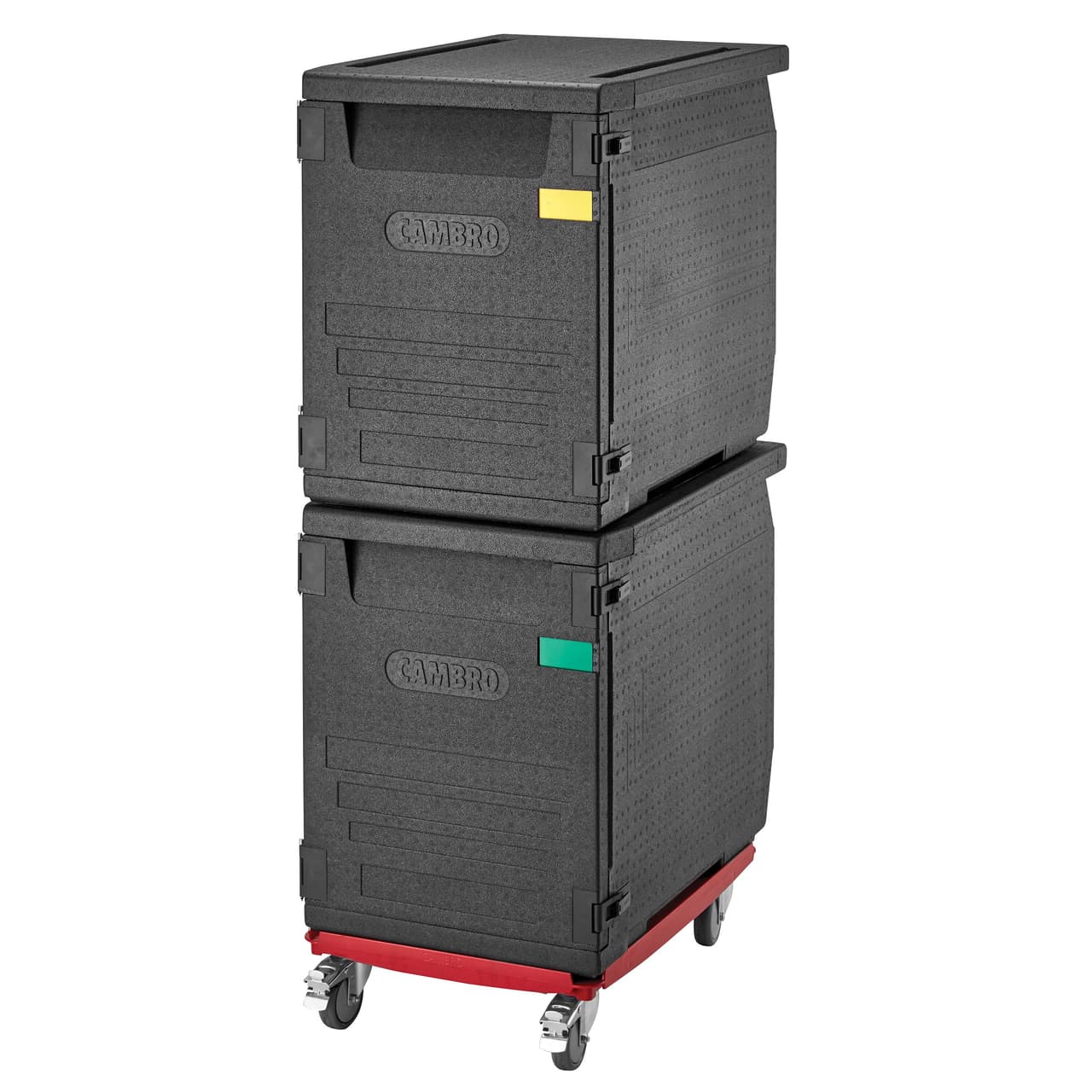 CAMBRO | CAM GOBOX® - Frontloader - EN 60x40 - mit 9 Auflageschienen - Schwarz