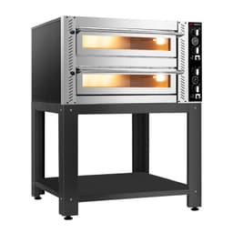 Elektro Pizzaofen - 6+6x 30cm (Tief) - Manuell - inkl. Untergestell