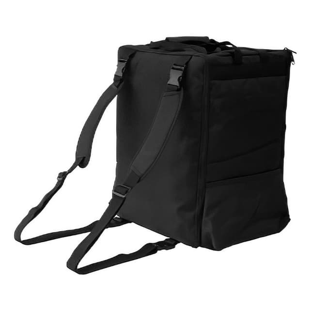 Pizzabag / Isoliertasche für Roller - für 12 Pizzakartons 33x33cm - Schwarz