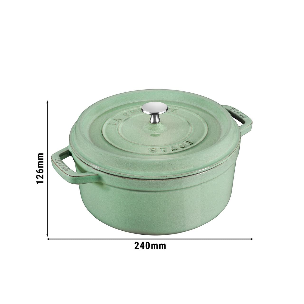 STAUB | LA COCOTTE - Cocotte - Ø 180mm - Gusseisen - Salbeigrün