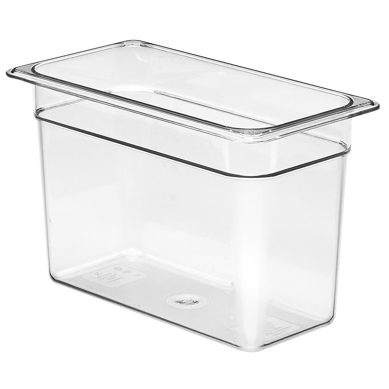 (6 Stück) CAMBRO | CAMWEAR® -  Polycarbonat GN 1/3 Behälter - Clear - Tiefe: 200mm