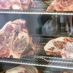 Dry Aging Kühlvitrine - 2000mm - Schwarz