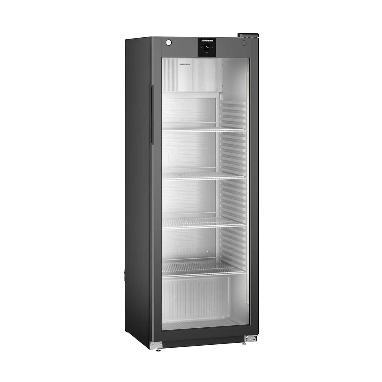 LIEBHERR | Kühlschrank PERFECTION - 250 Liter - Innen Kunststoff - mit 1 Glastür - Schwarz