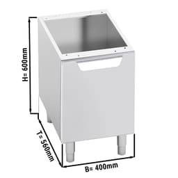 Unterbau - 400mm - 1 Tür - Anschlag Links