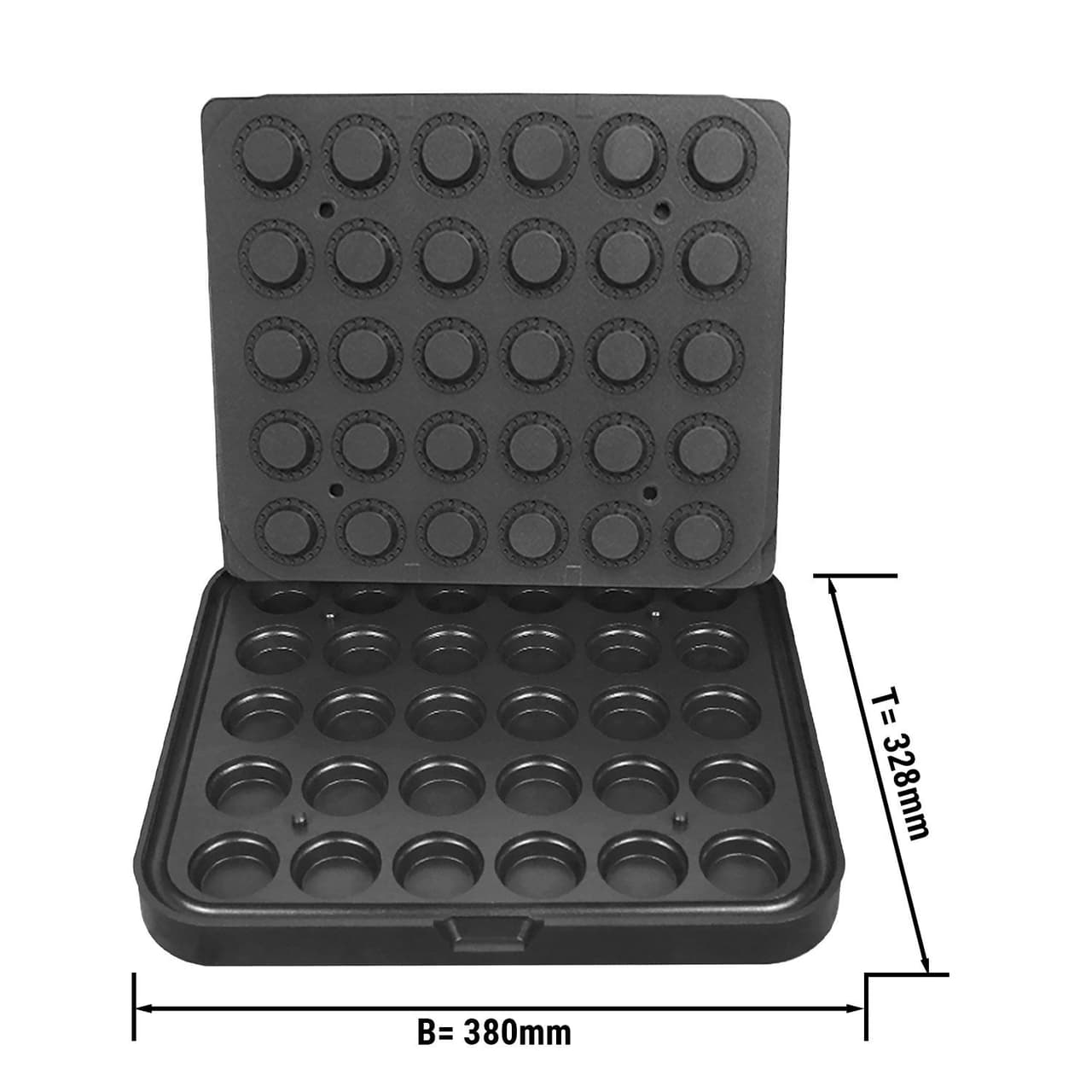 Platten für Tartlet Maschine TMNP - Tartlet-Form: Rund - Ø 47mm