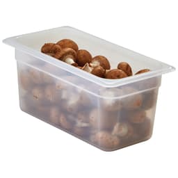 (6 Stück) CAMBRO | CAMWEAR® -  Polypropylen GN 1/4 Behälter - milchig - Tiefe: 100mm