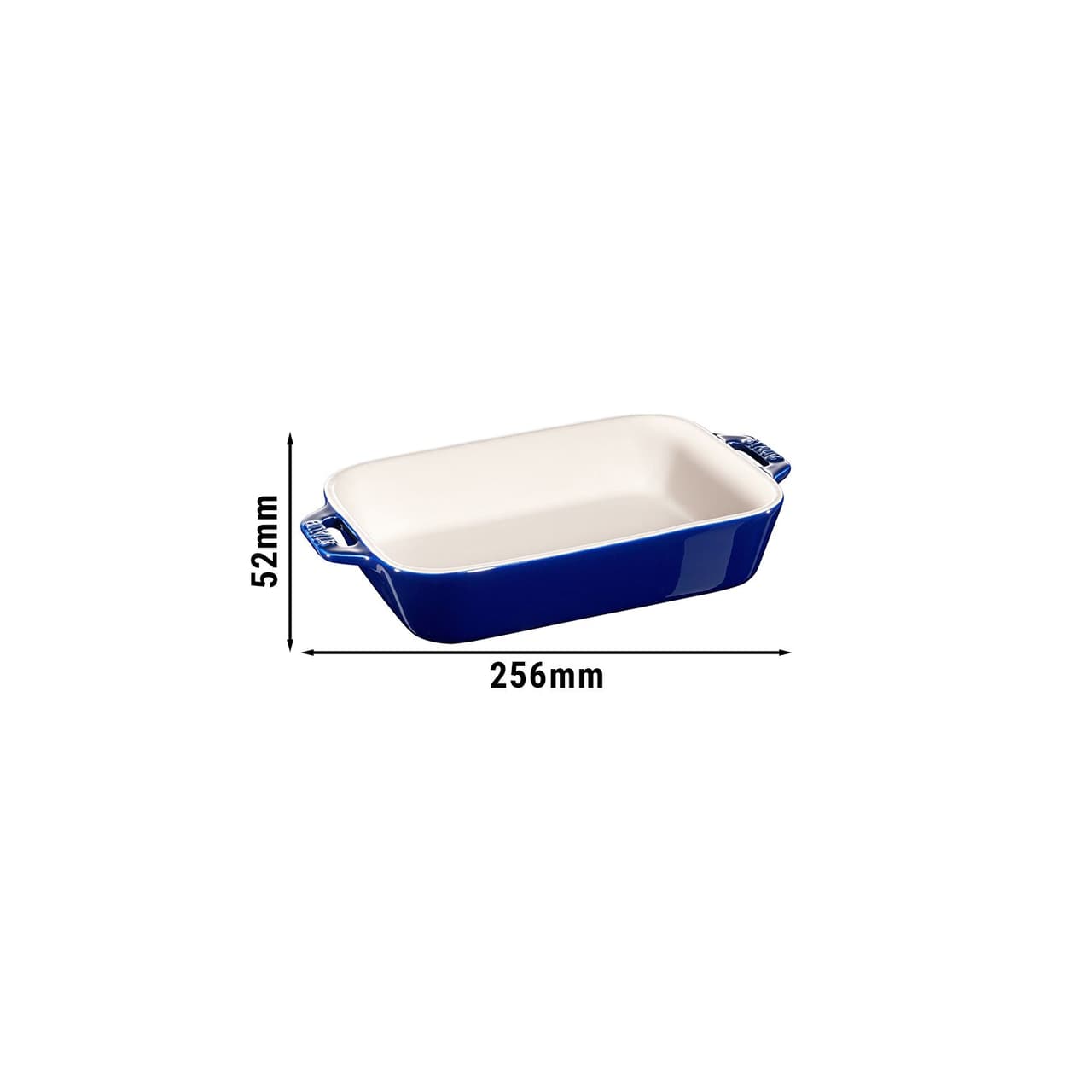 STAUB | CERAMIQUE - Auflaufform - 200x160mm - Keramik - Dunkelblau