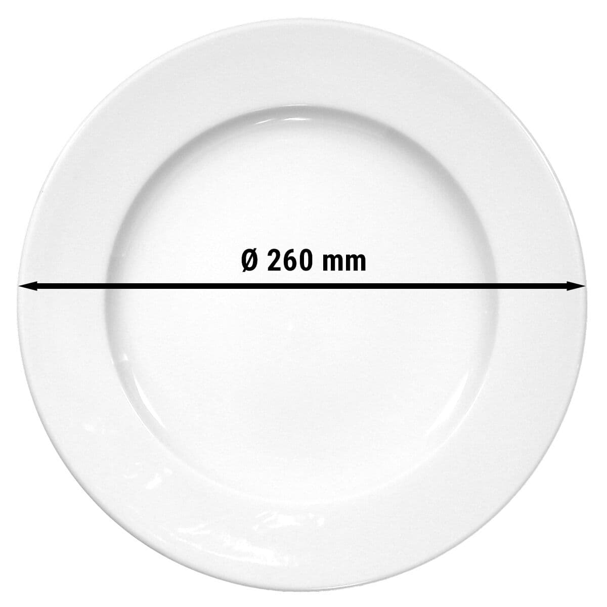 (6 Stück) SELTMANN WEIDEN | Teller flach - Ø 260mm