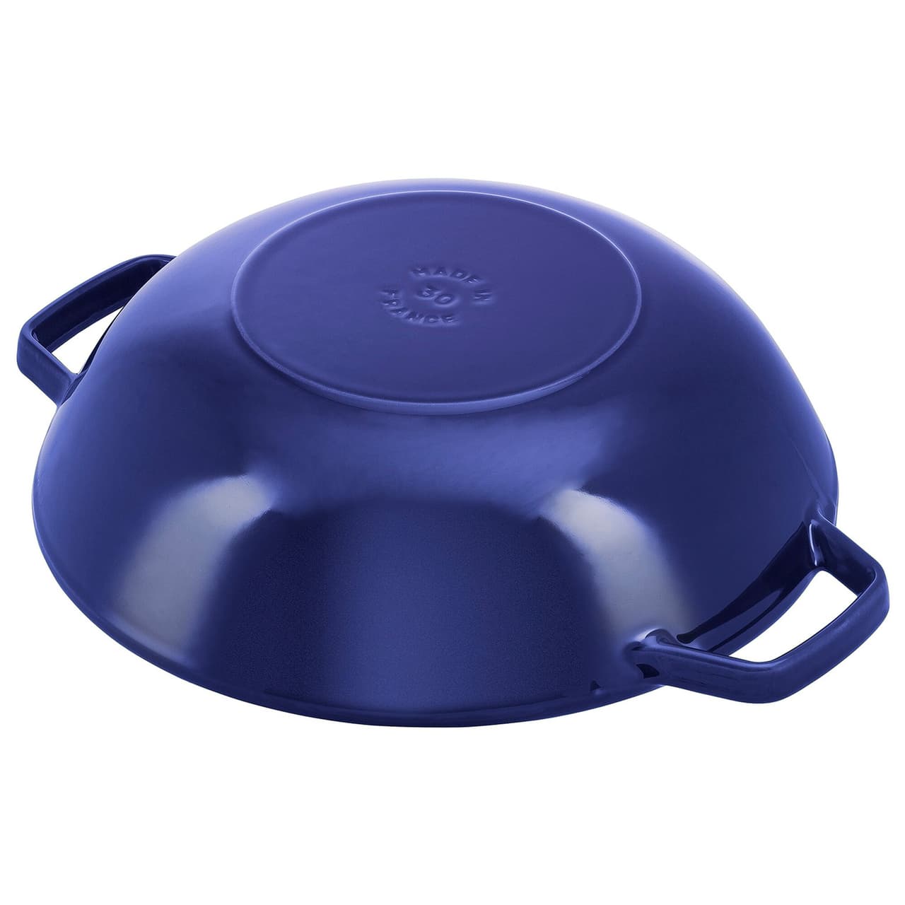 STAUB | SPECIALITIES - Wok mit Glasdeckel - Ø 300mm - Gusseisen - Dunkelblau