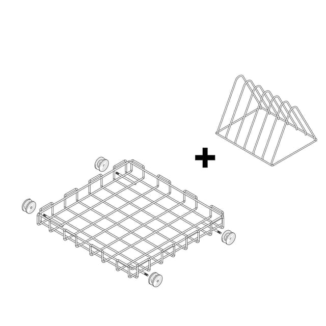 Korb für Topfspülmaschine - 665x665mm