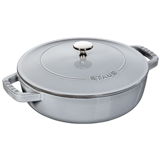 STAUB | BRAISERS - Bräter mit Chistera Drop-Structure - 240mm - Gusseisen - Graphit-Grau