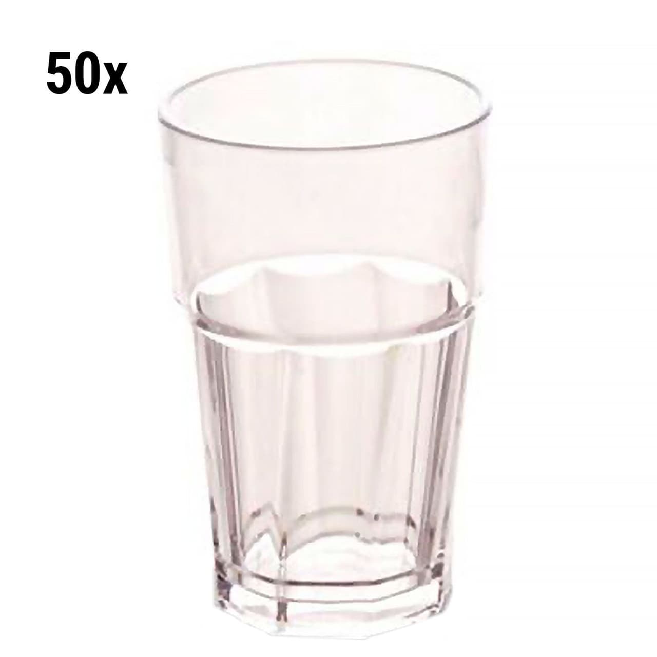 (50 Stück) Polycarbonat Glas - 250 ml